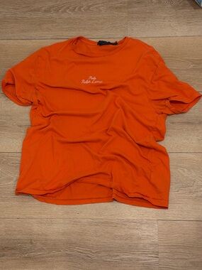 Polo by Ralph Lauren Bright Orange Short Sleeve Crewneck Tee